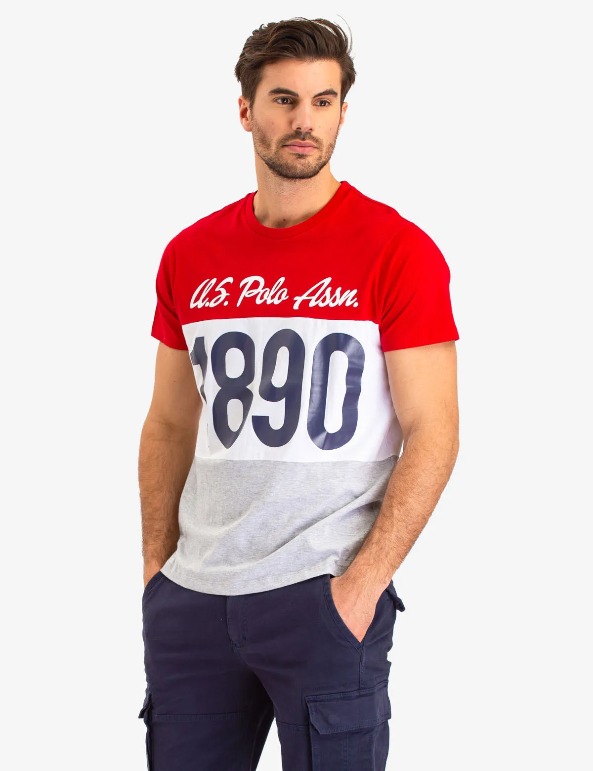 1890 CHEST LOGO T-SHIRT