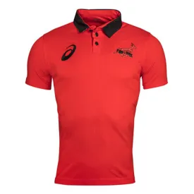 2017-2018 South Africa Springboks Fan Polo Shirt (Fiery Red)