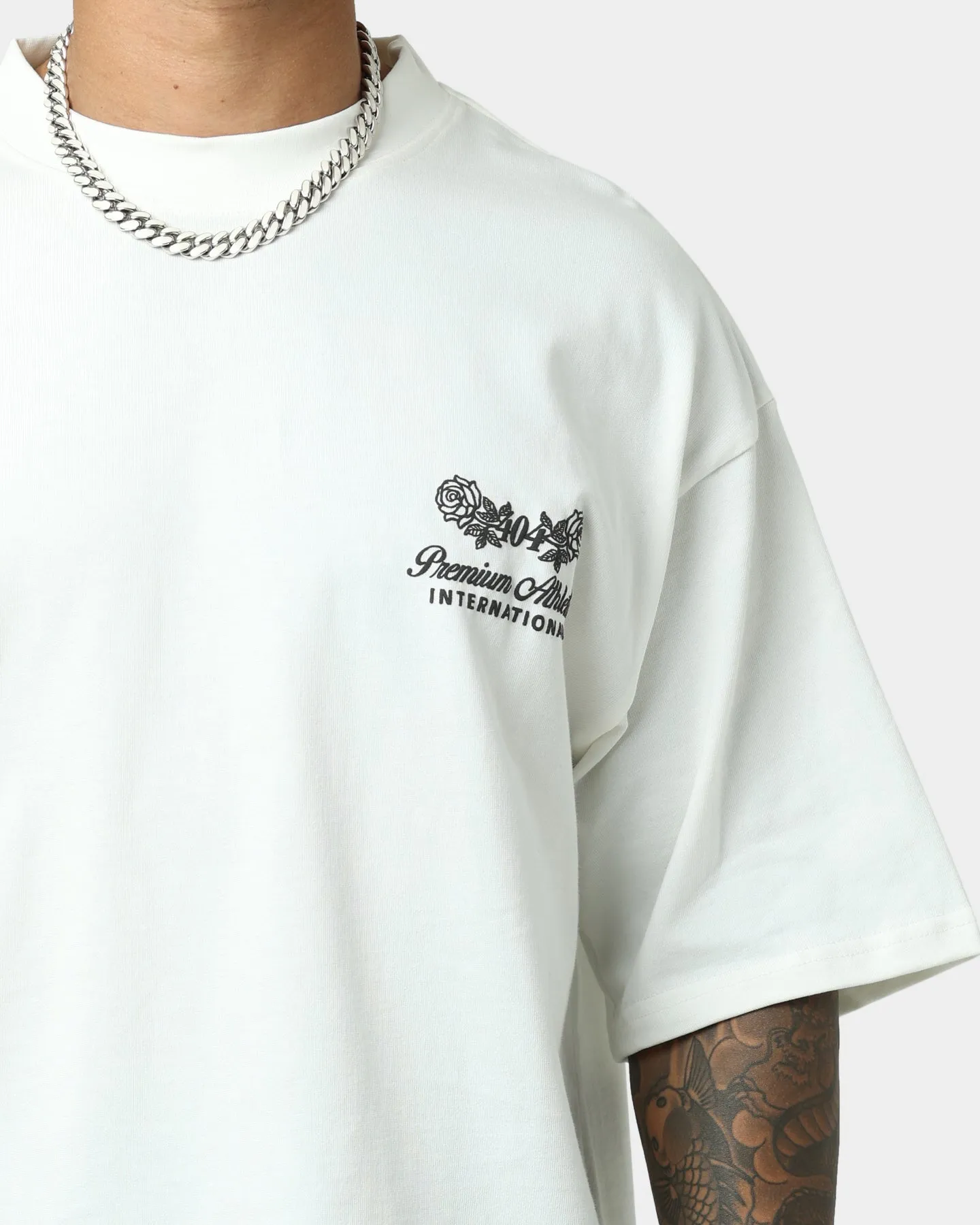 404 Premium Athletics Vintage T-Shirt Off White