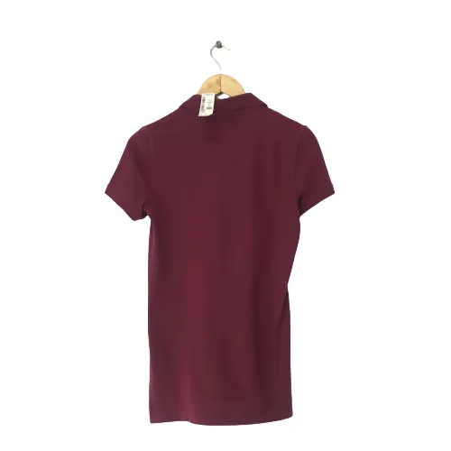 Aeropostale Maroon Polo Shirt | Brand New |