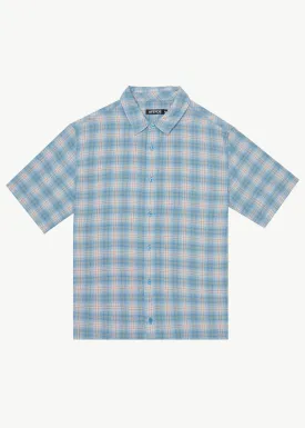 AFENDS Mens Position - Short Sleeve Shirt - Lake Check