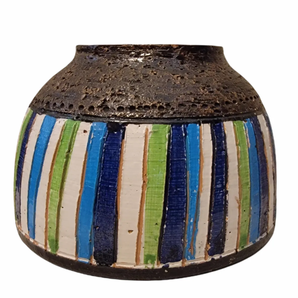 Aldo Londi Mid-Century Modern Bitossi Lidded Bowl