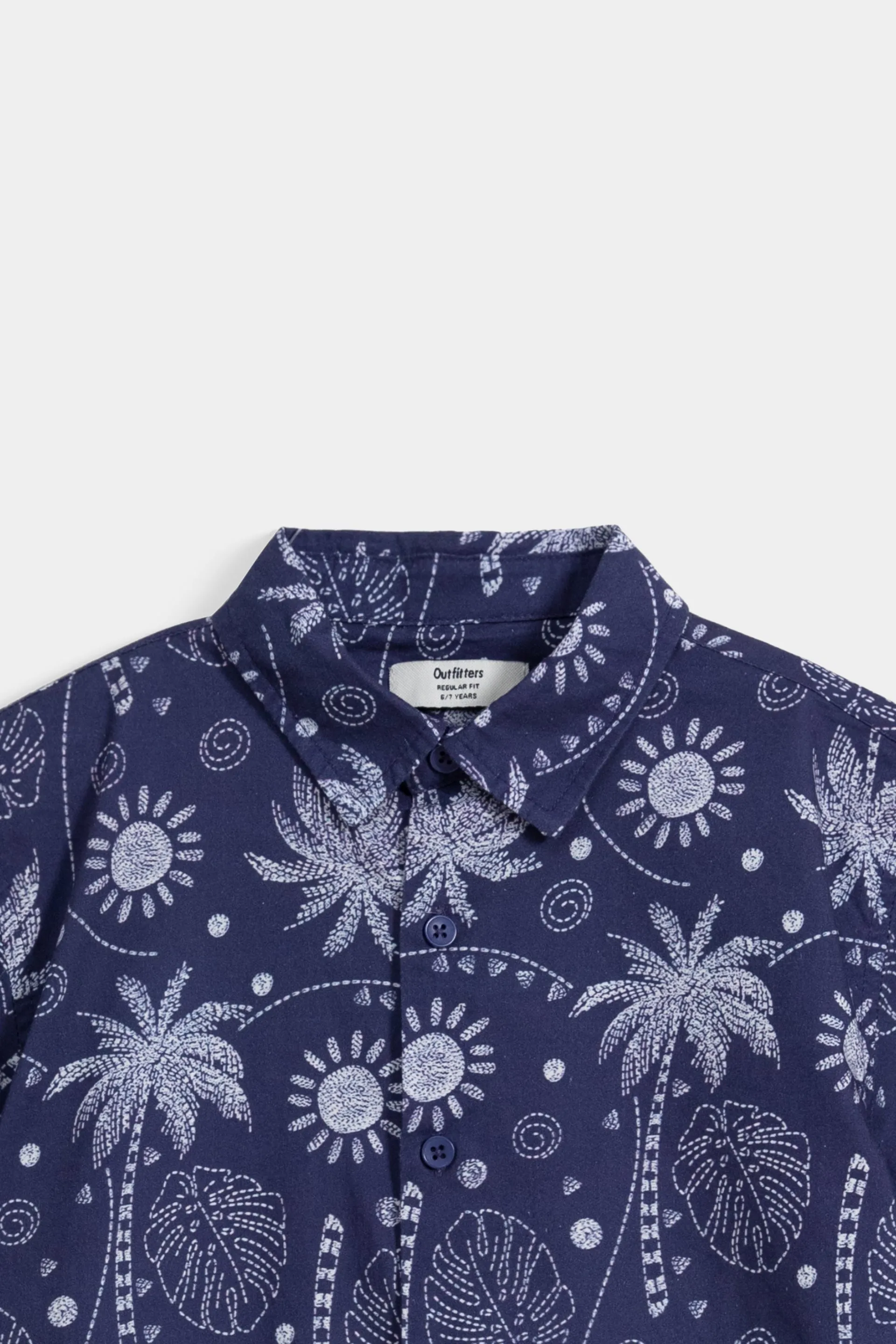 All-Over Print Button Up Shirt