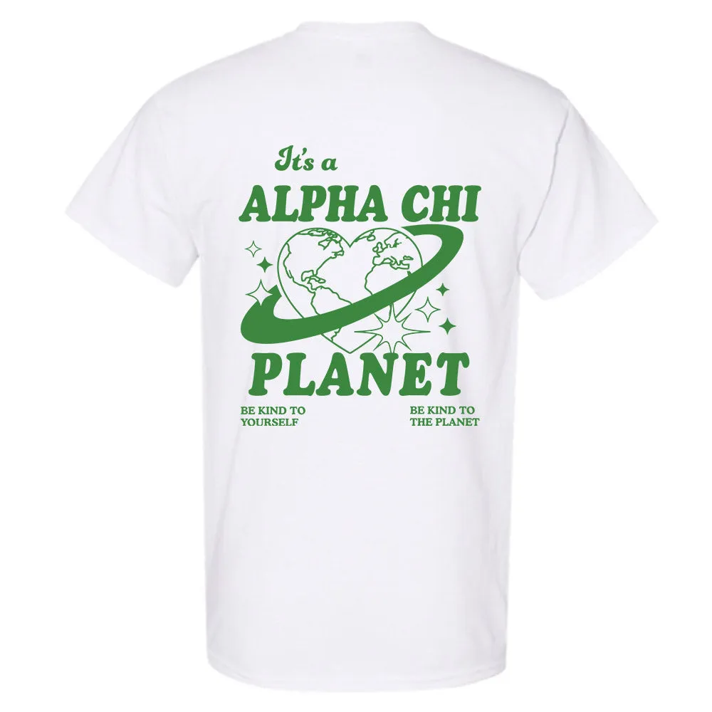 Alpha Chi Omega Be Kind To Our Planet T-Shirt