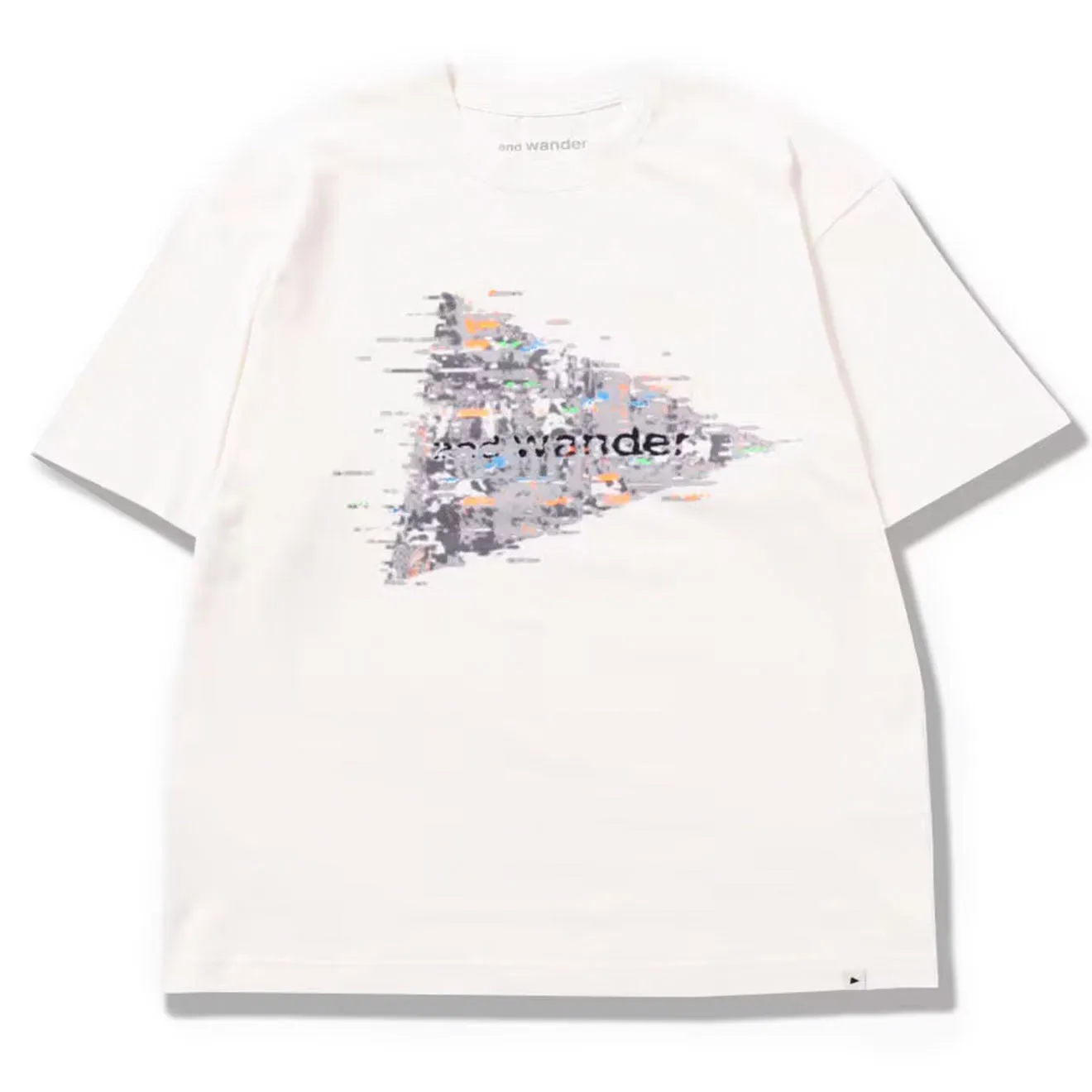 And Wander Noizy Logo Printed T-Shirt White