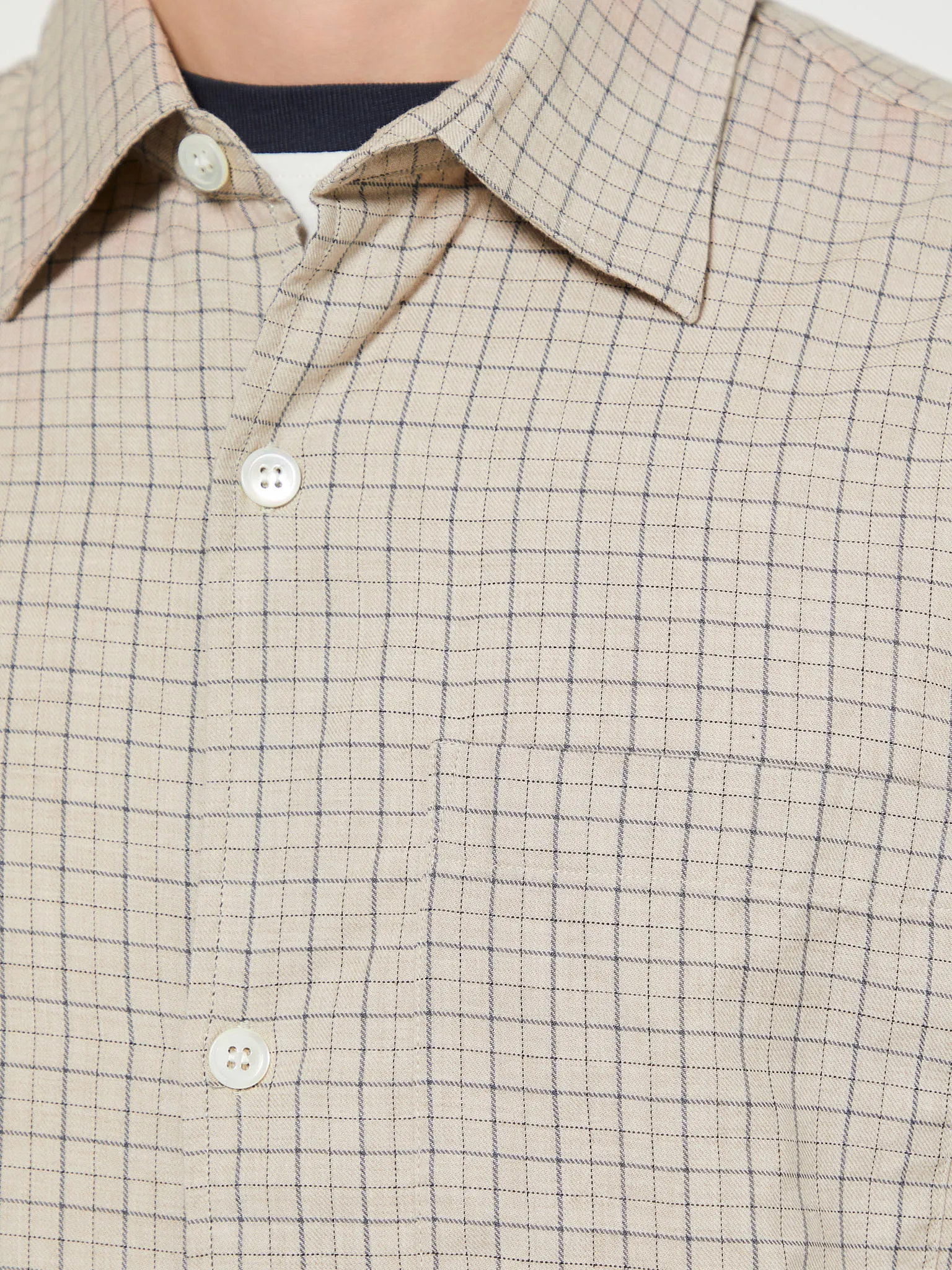 Another Shirt 4.0 in Blue and Beige Check