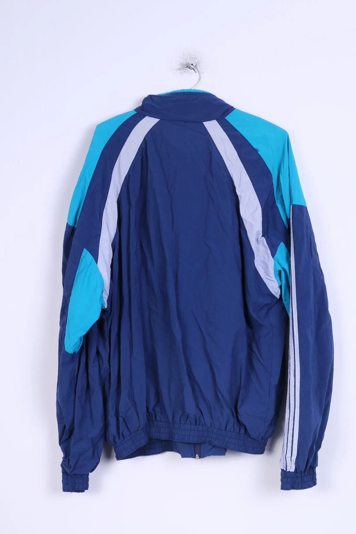 Autentic Sport Mens XXL Track Top Jacket Retro Blue Tennis Sport