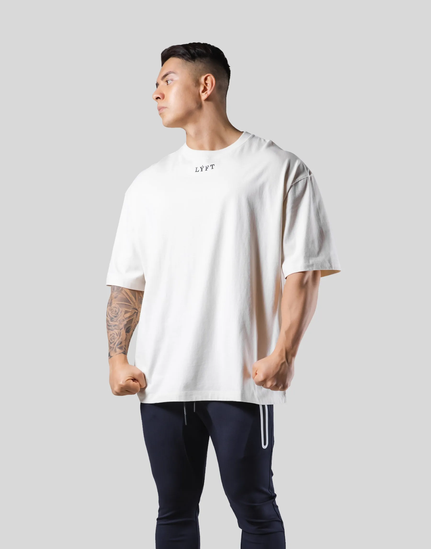 Back Arch Flag Big T-Shirt - Off White