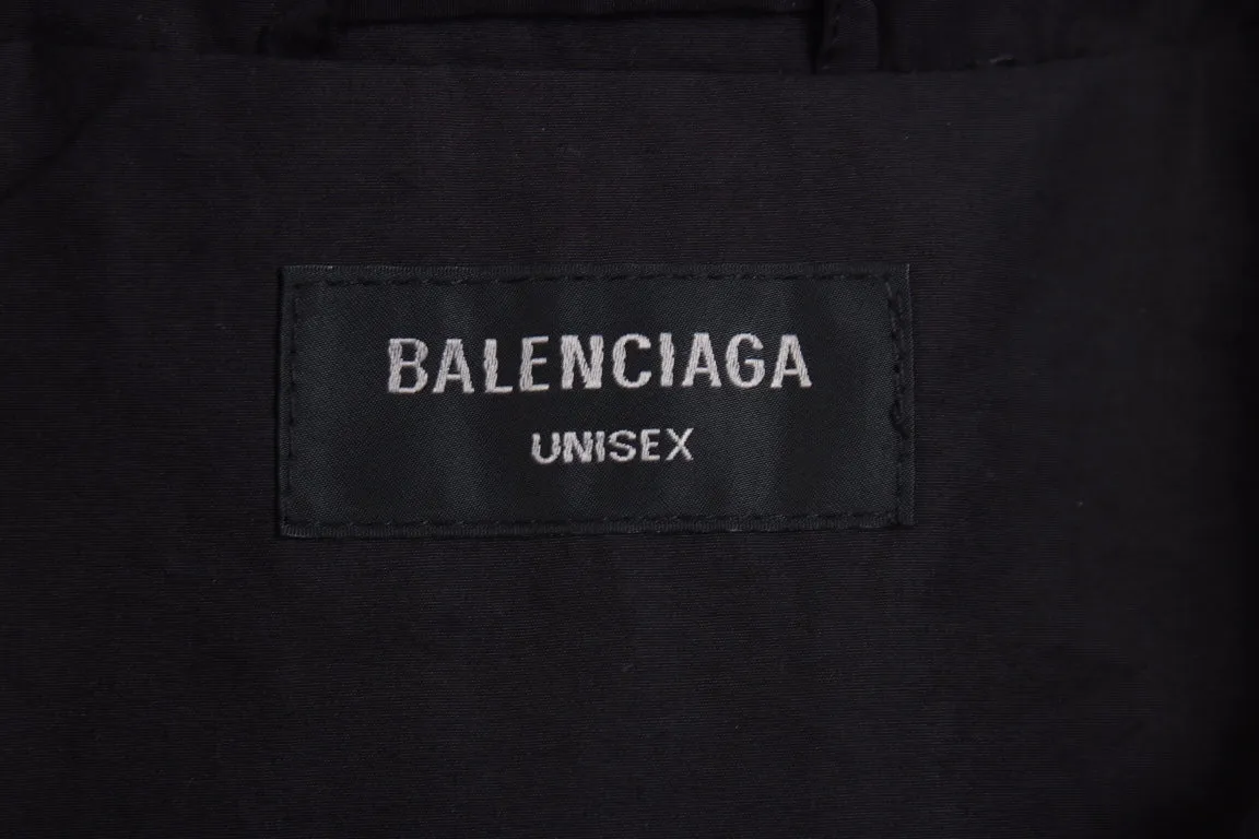 Balenciaga Black Zip-Up Jacket