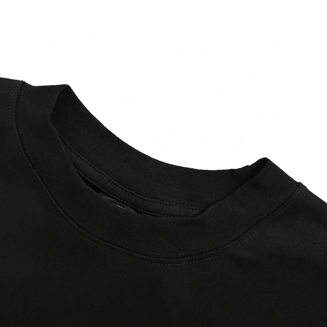 Balenciaga Cracked 'BB' Logo T-Shirt (Black)