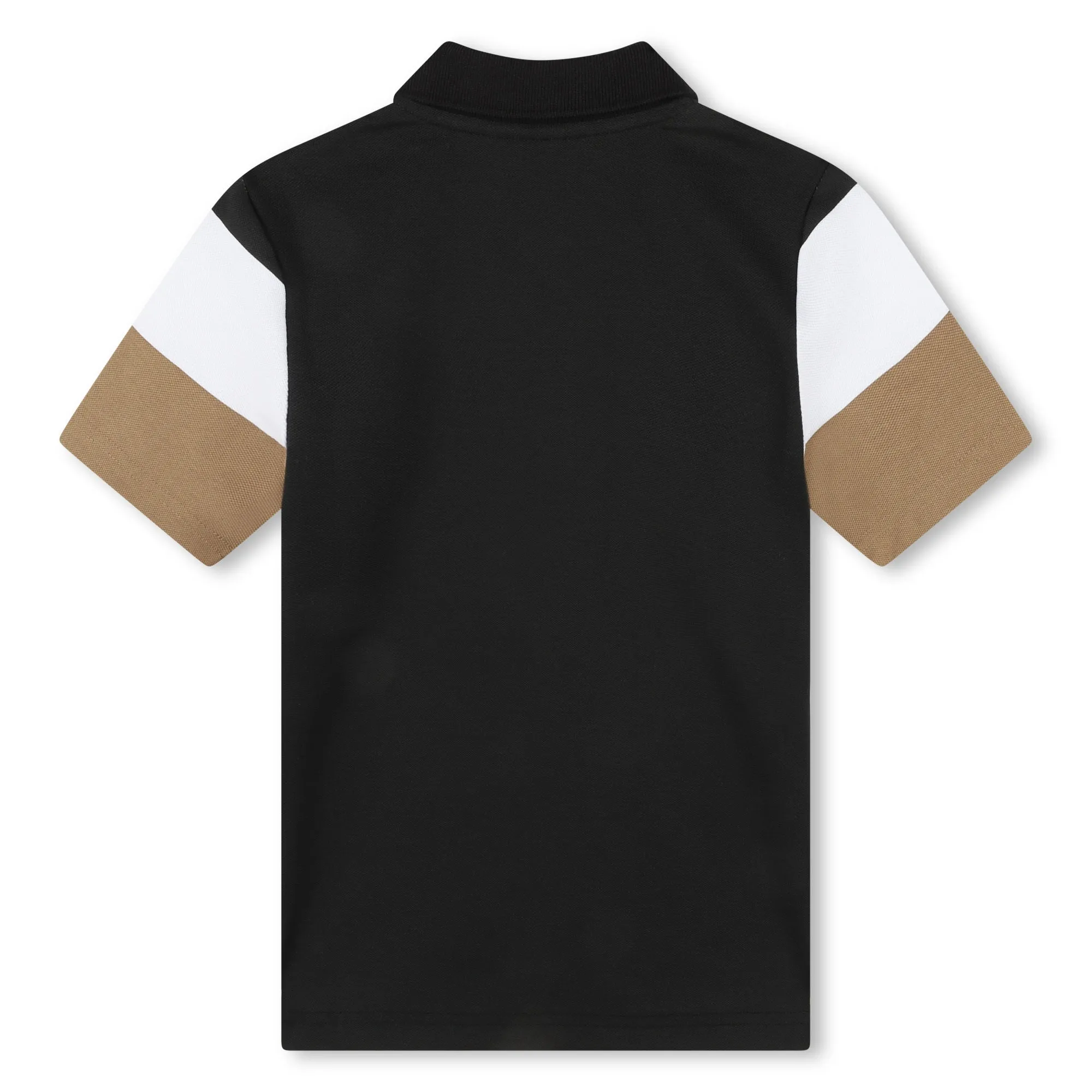 Black Short Sleeve Polo