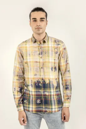 Bleached Checked Shirt