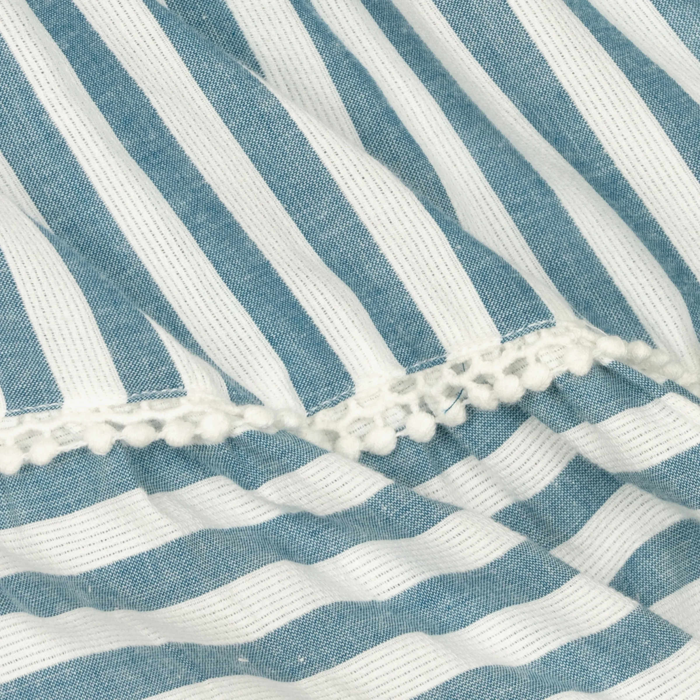 Blue Porcelain Striped Skirt