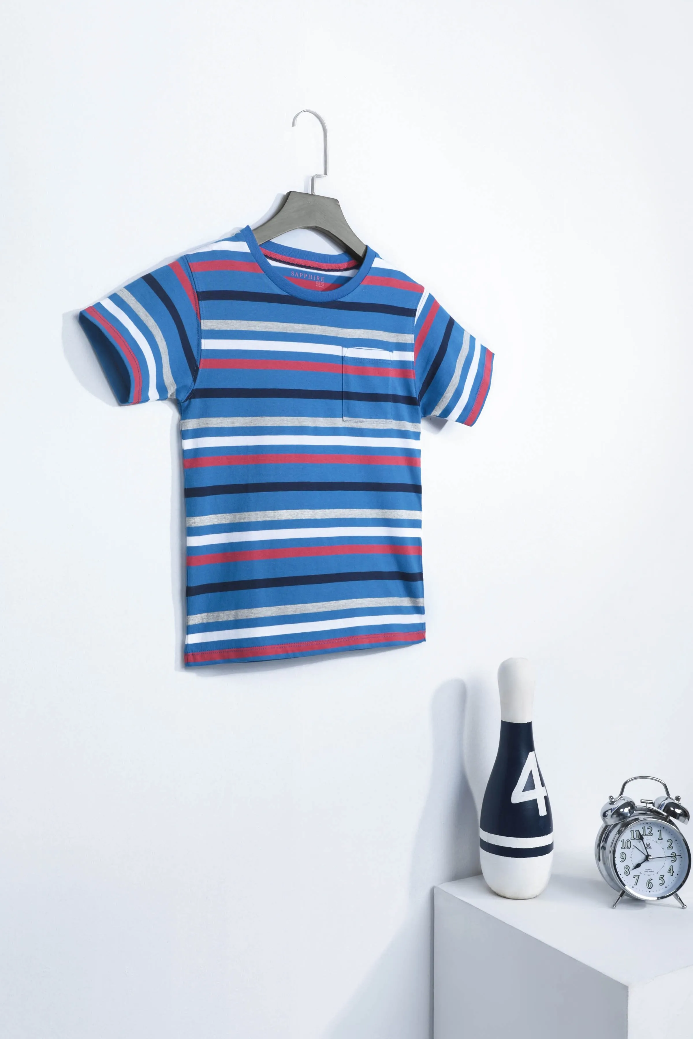 Blue Striped T-shirt A