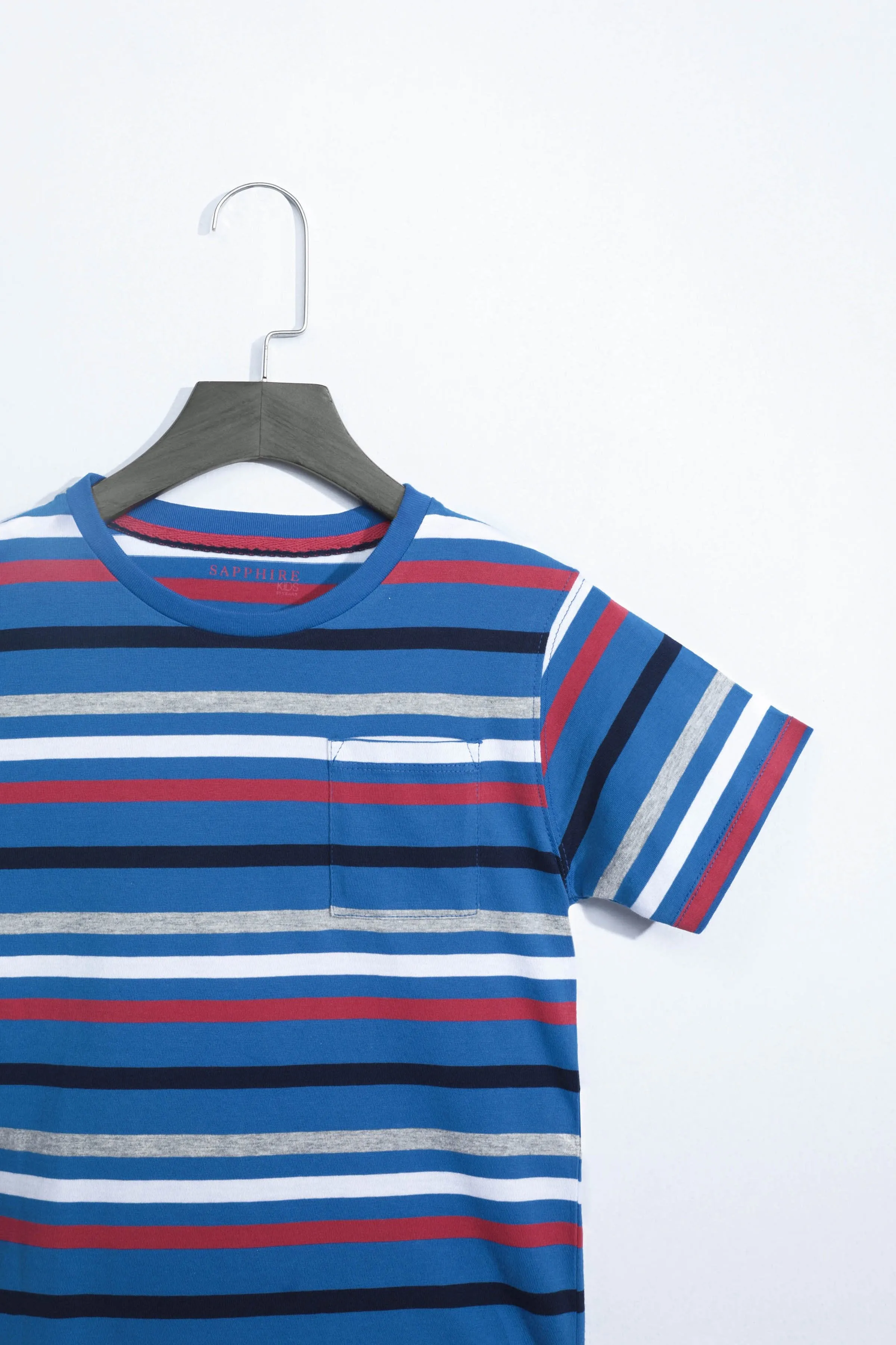 Blue Striped T-shirt A