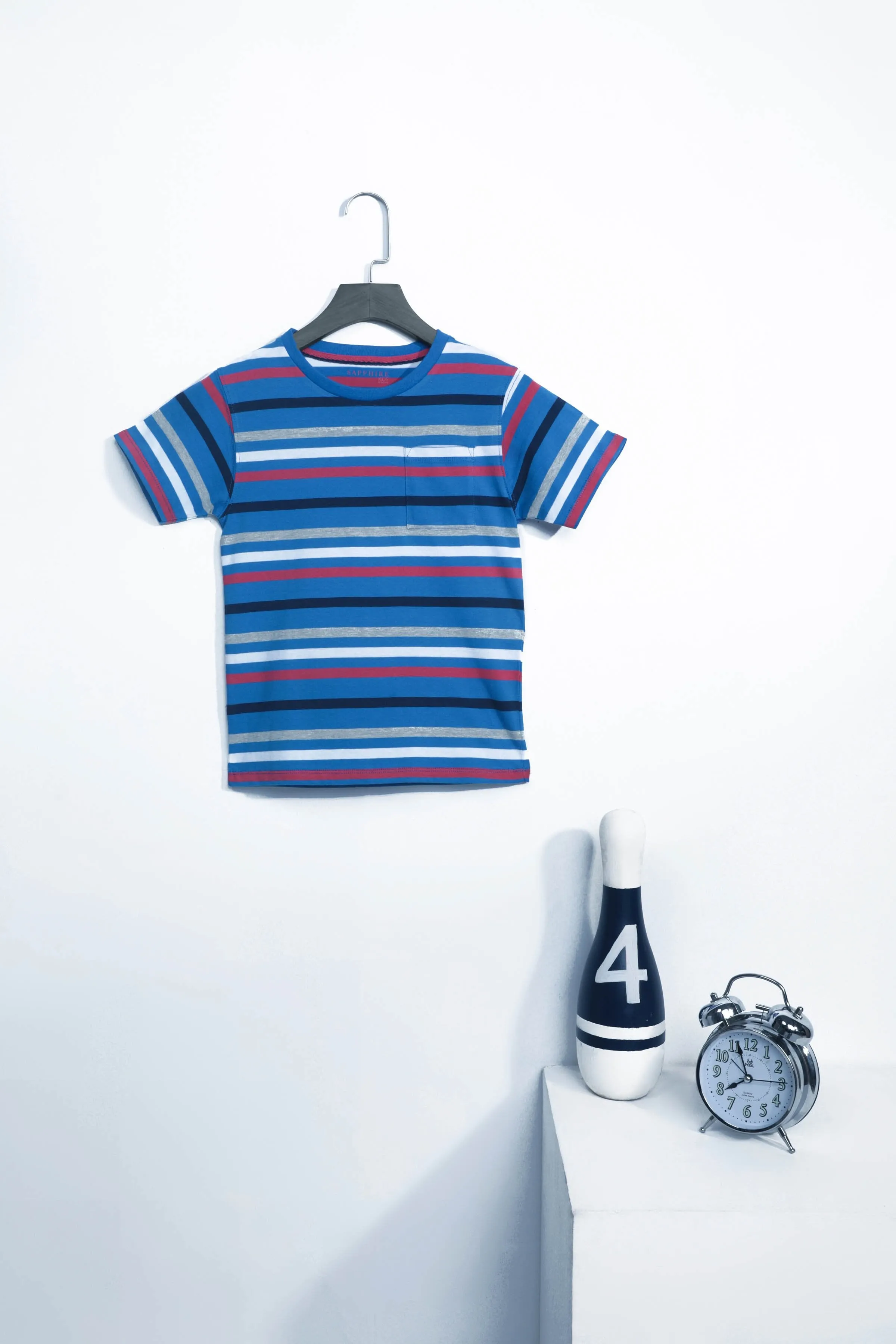 Blue Striped T-shirt A