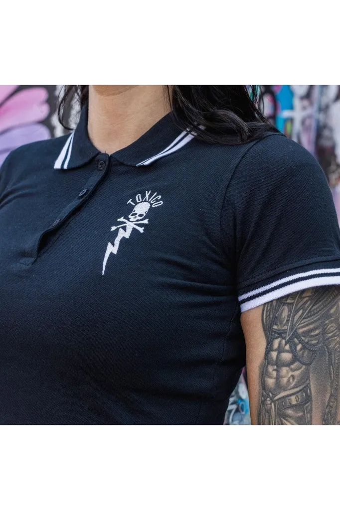 Bolt Skull Polo Shirt