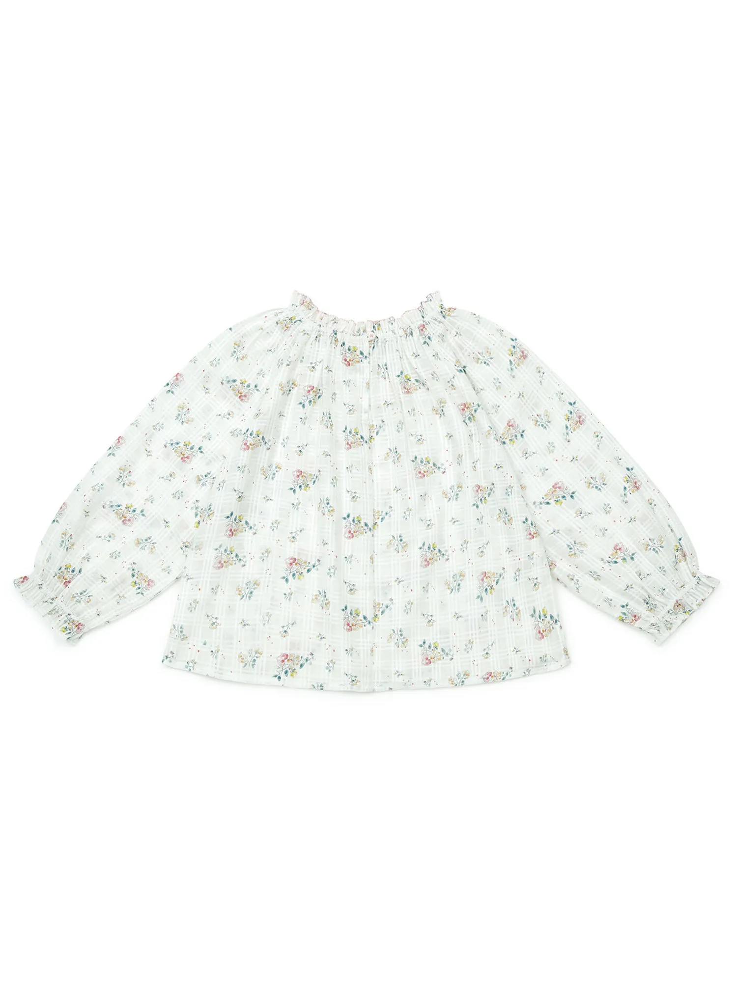 Bonton Carla Floral Print Cotton Blouse