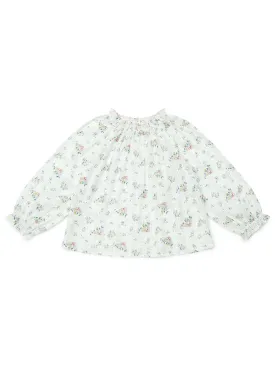 Bonton Carla Floral Print Cotton Blouse