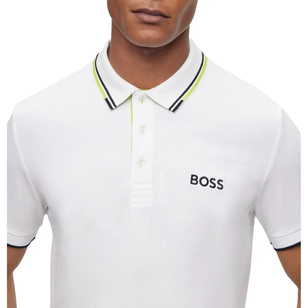 BOSS Paddy Pro Golf Polo Shirt - White