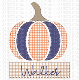 Boy’s Gingham Pumpkin