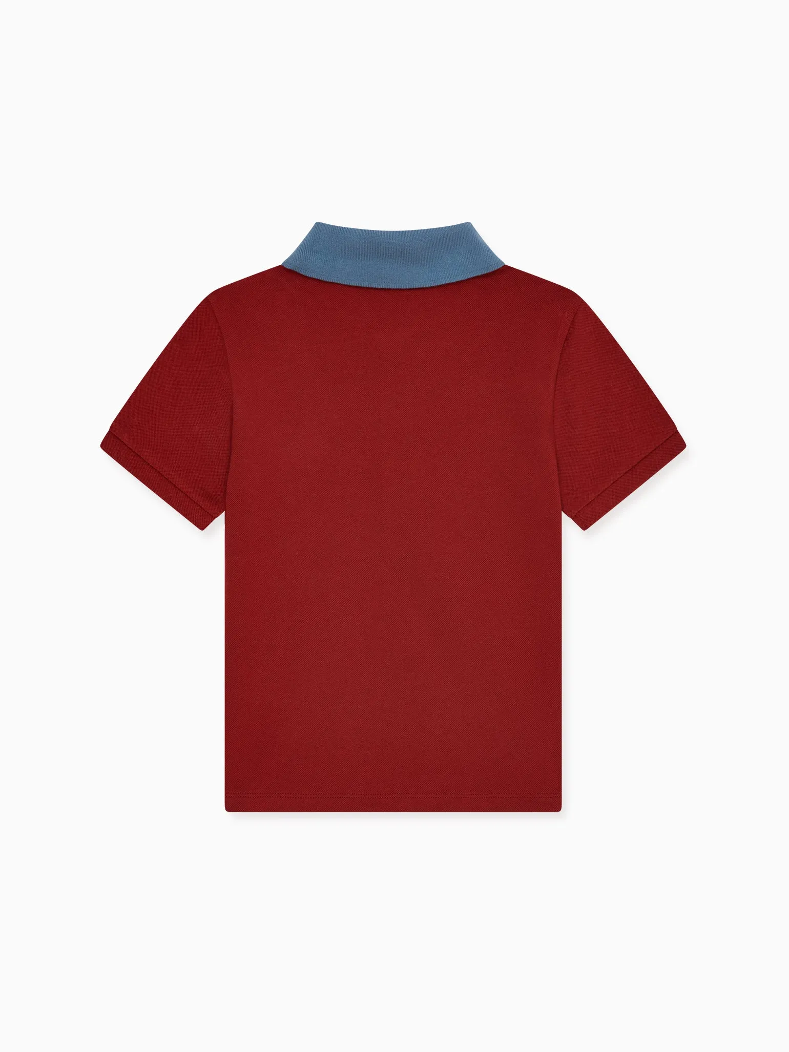 Burgundy Rocco Boy Polo Shirt