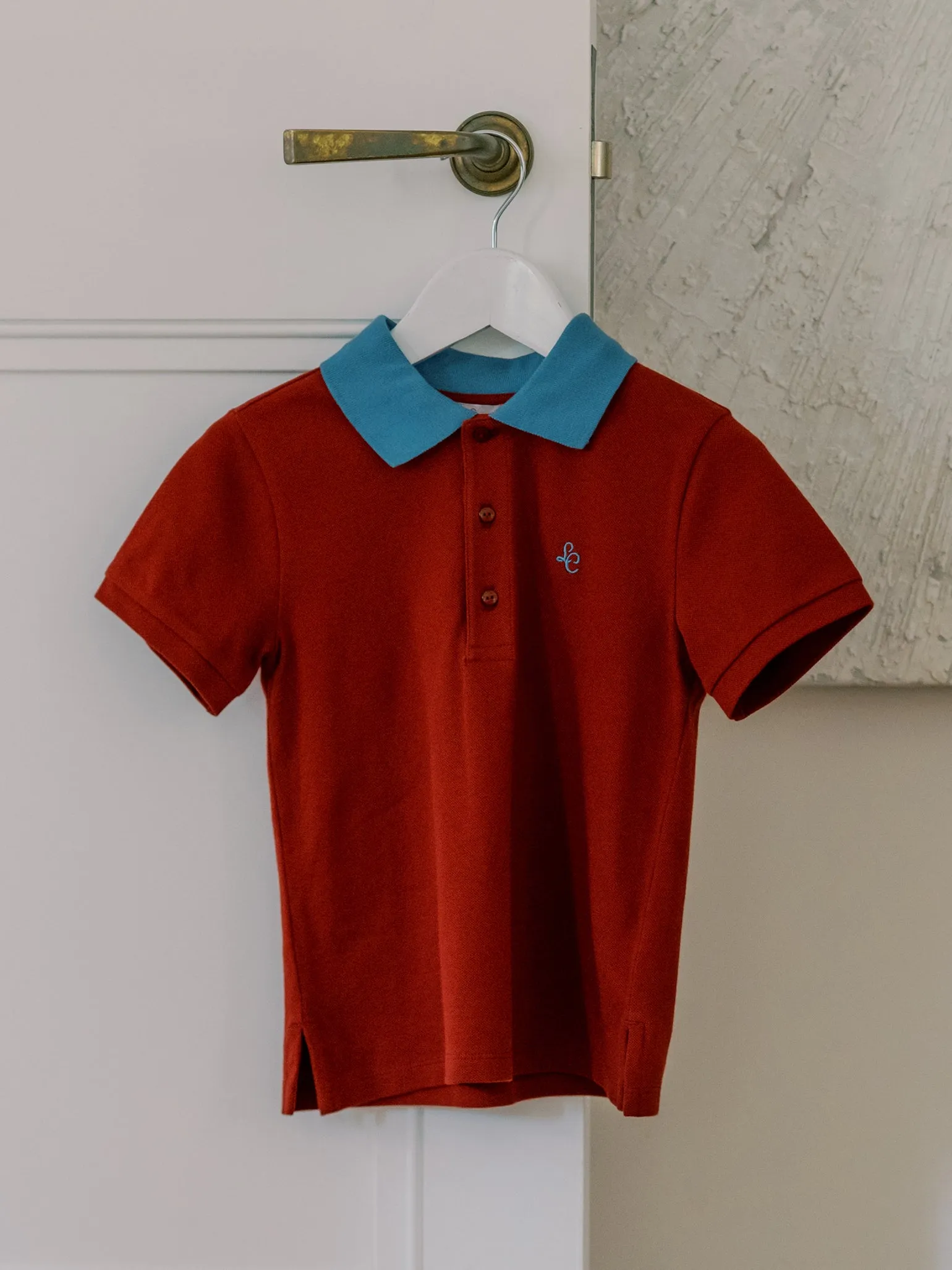 Burgundy Rocco Boy Polo Shirt