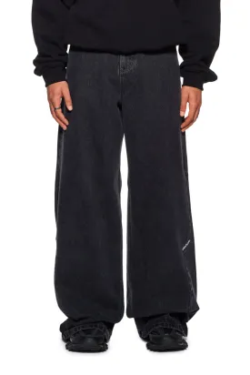 CC Black Denim Pants Baggy