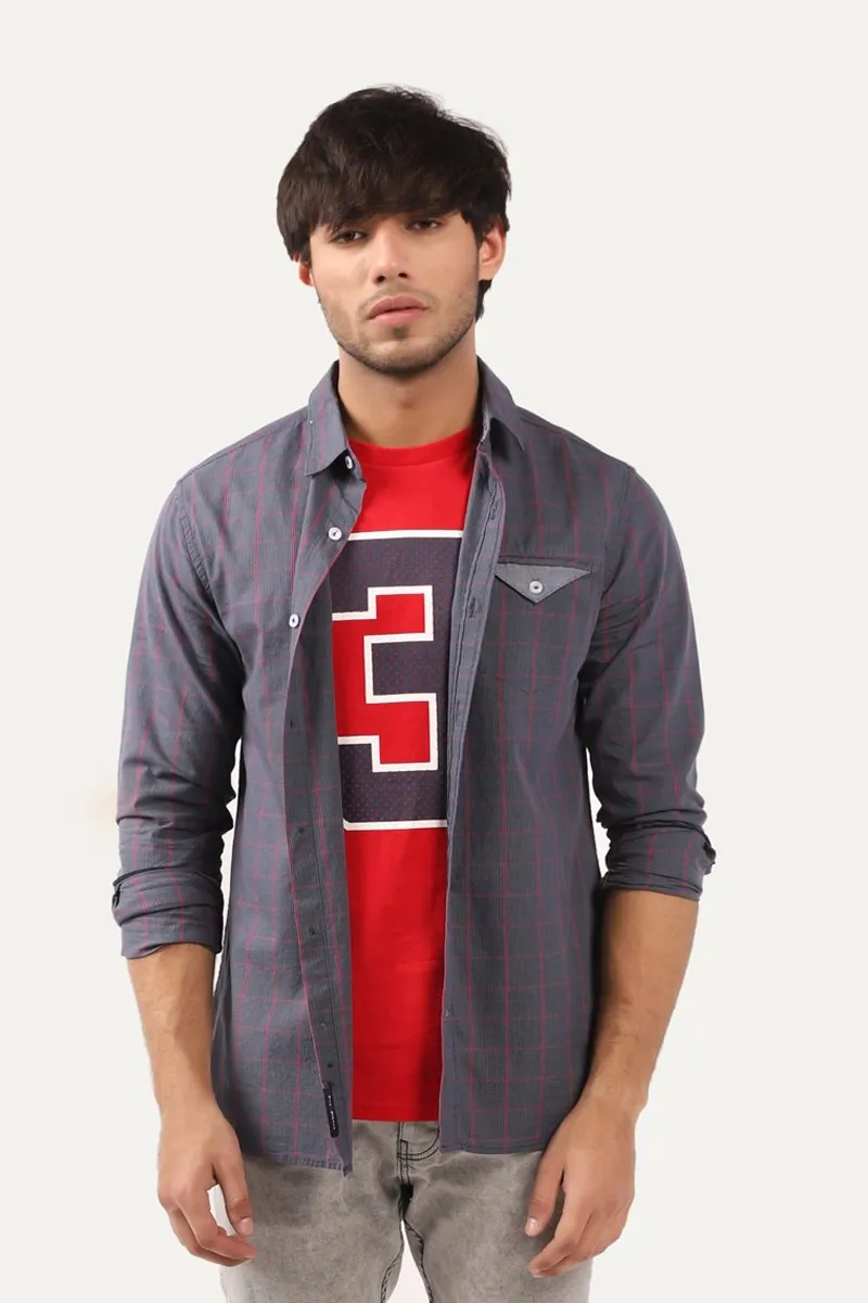 Checked Pattern Shirt