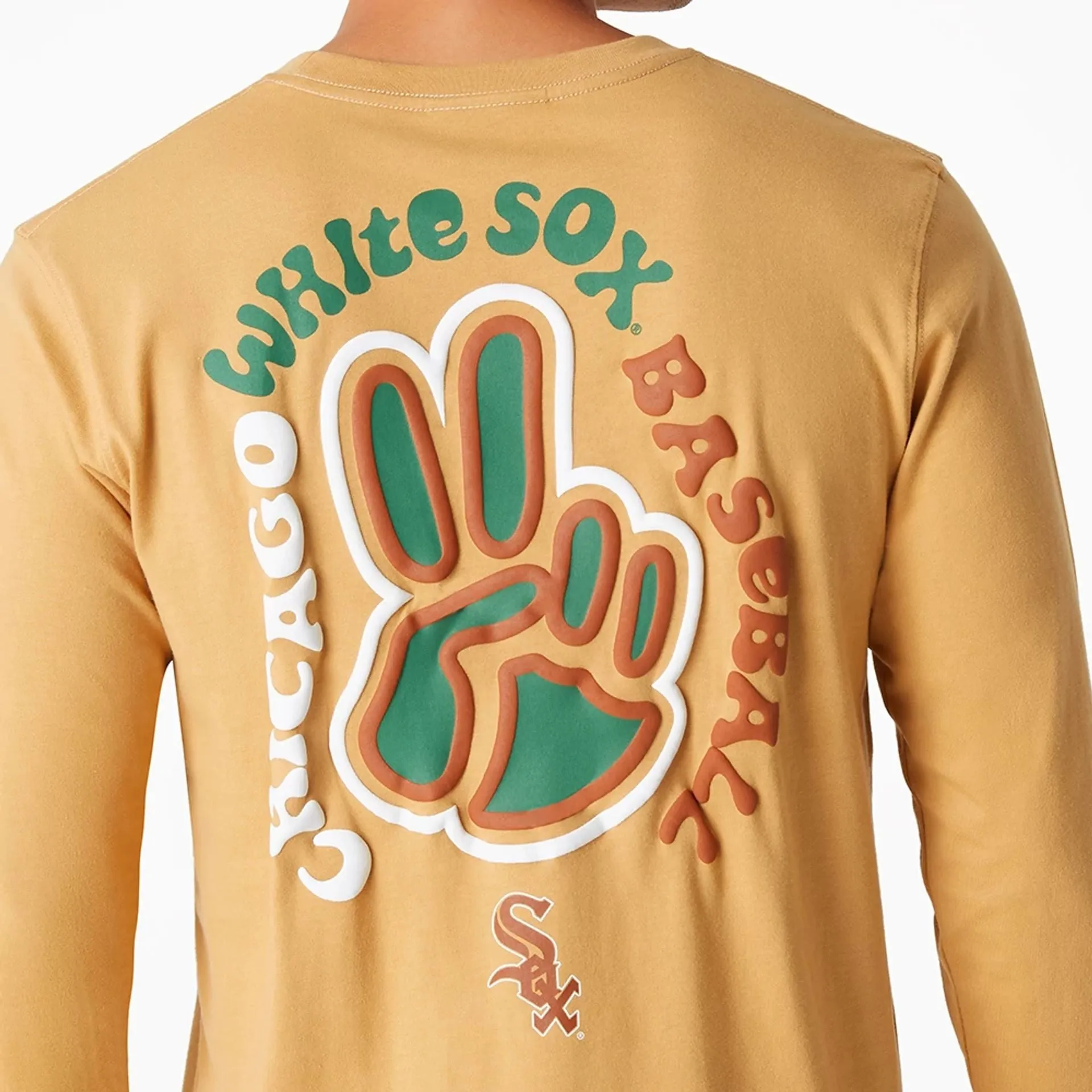 Chicago White Sox Camp Beige Long Sleeve T-Shirt