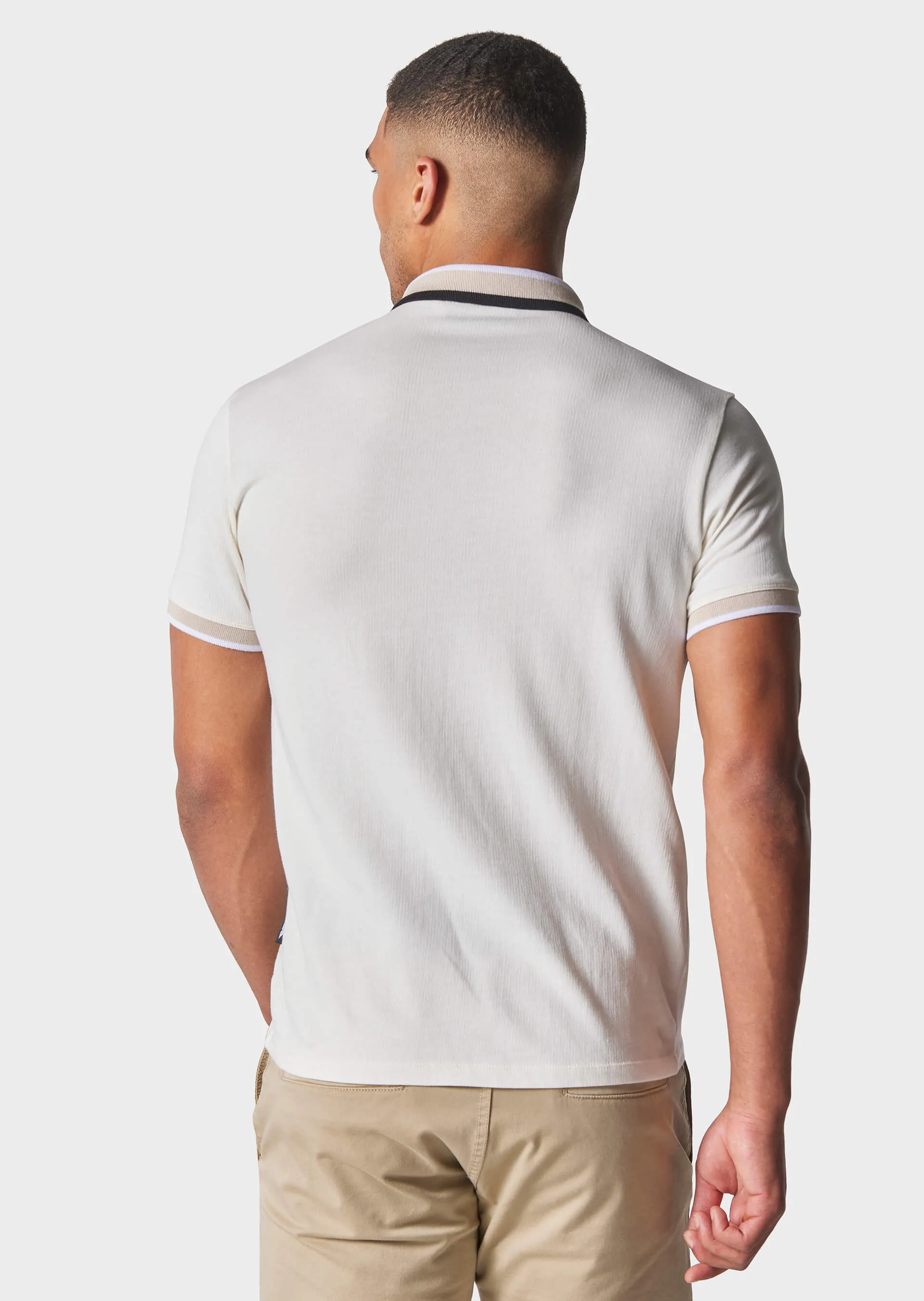 Clavet Bone White Polo