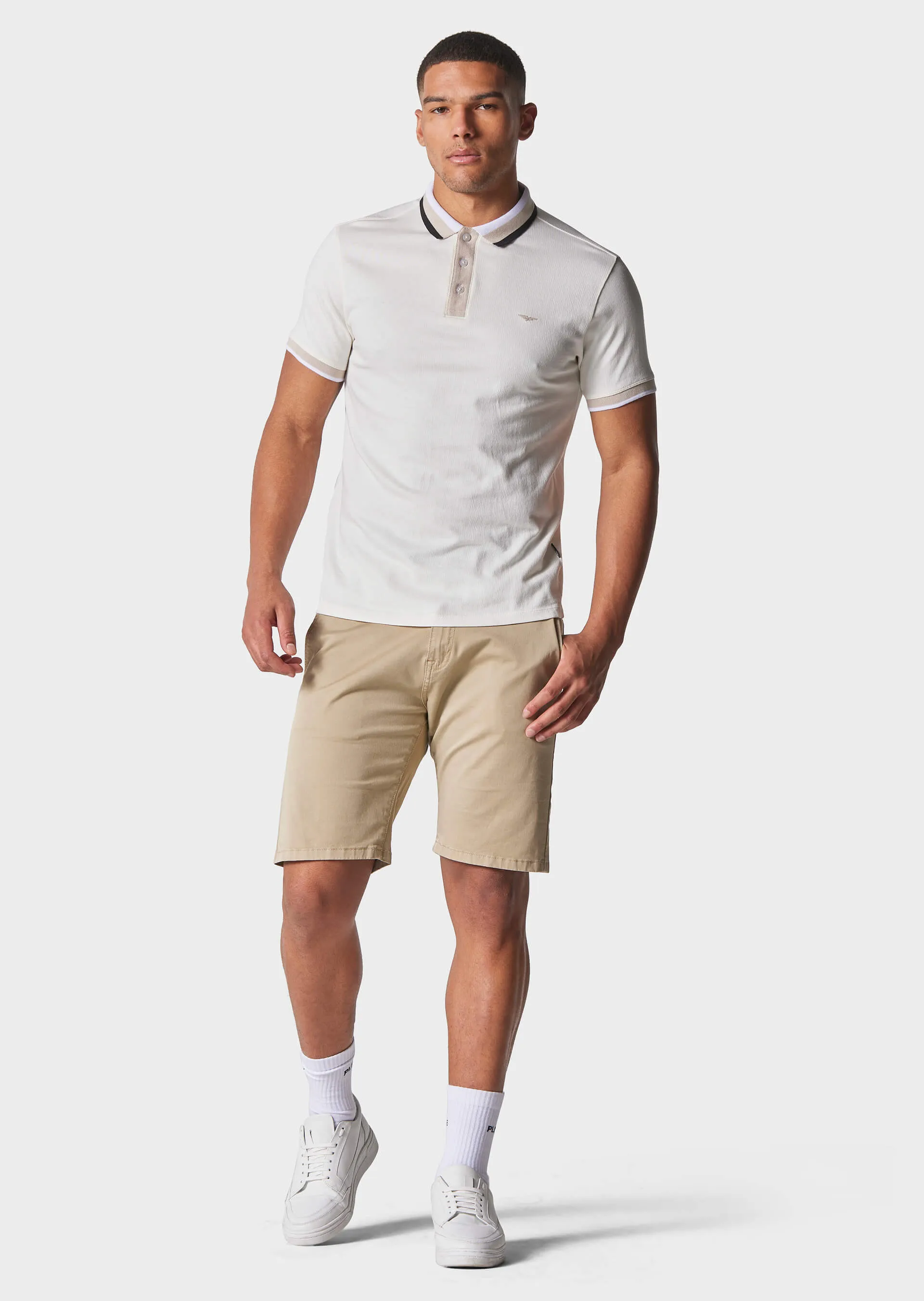 Clavet Bone White Polo