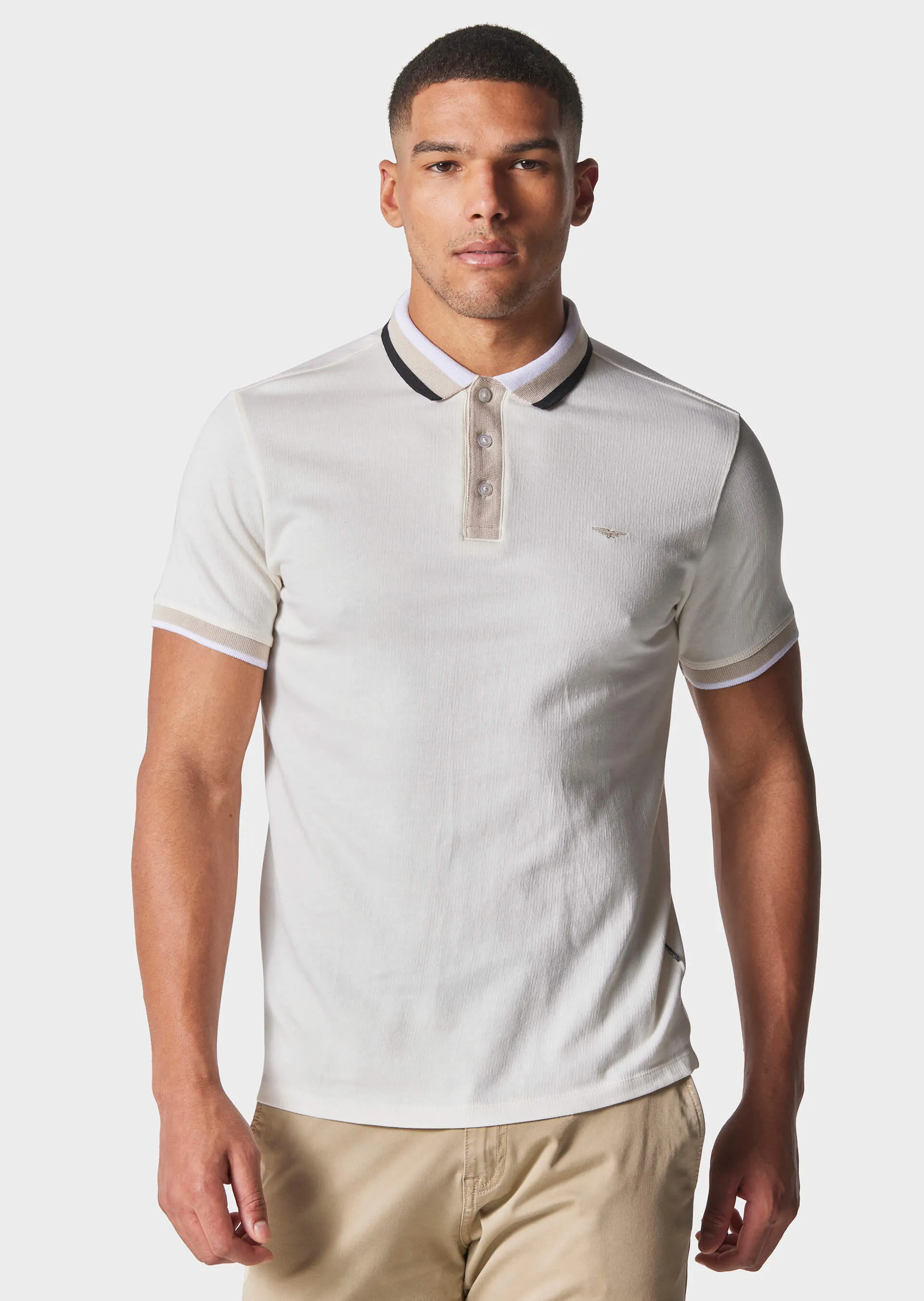 Clavet Bone White Polo