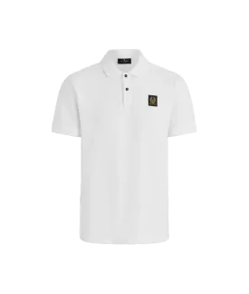 Cotton Pique Polo Shirt - White