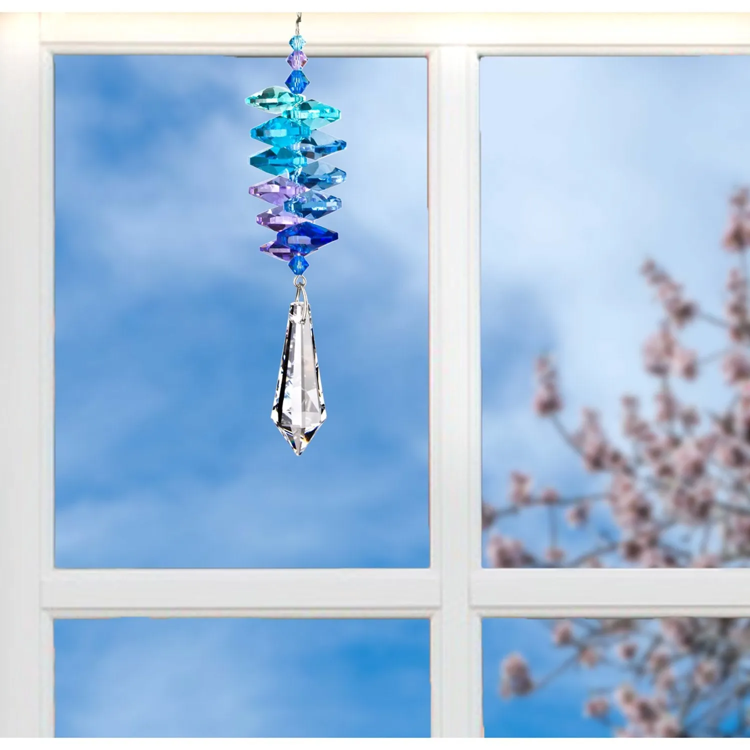 Crystal Moonlight Cascade Suncatcher - Icicle