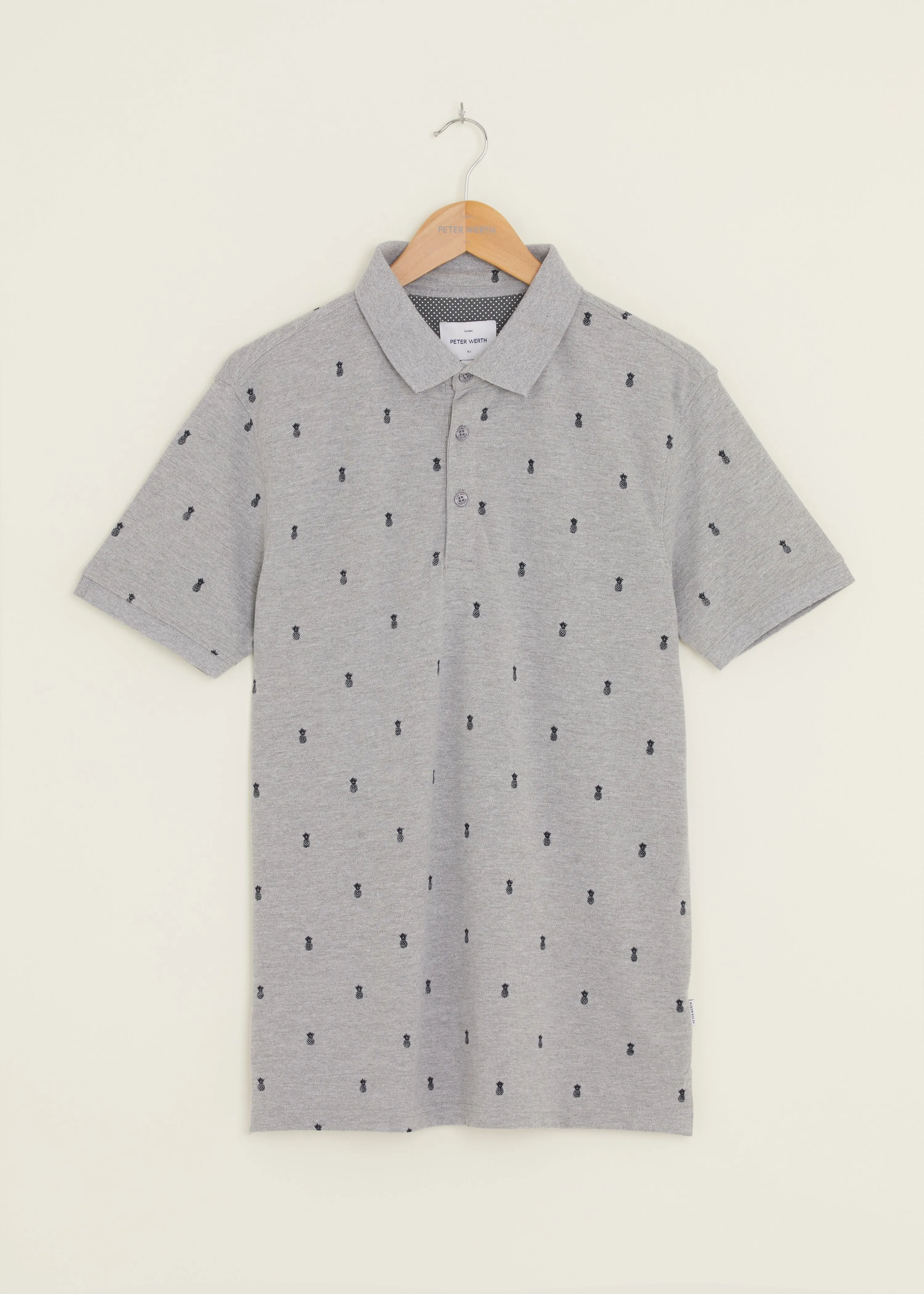 Davenant Polo Shirt - Grey Marl