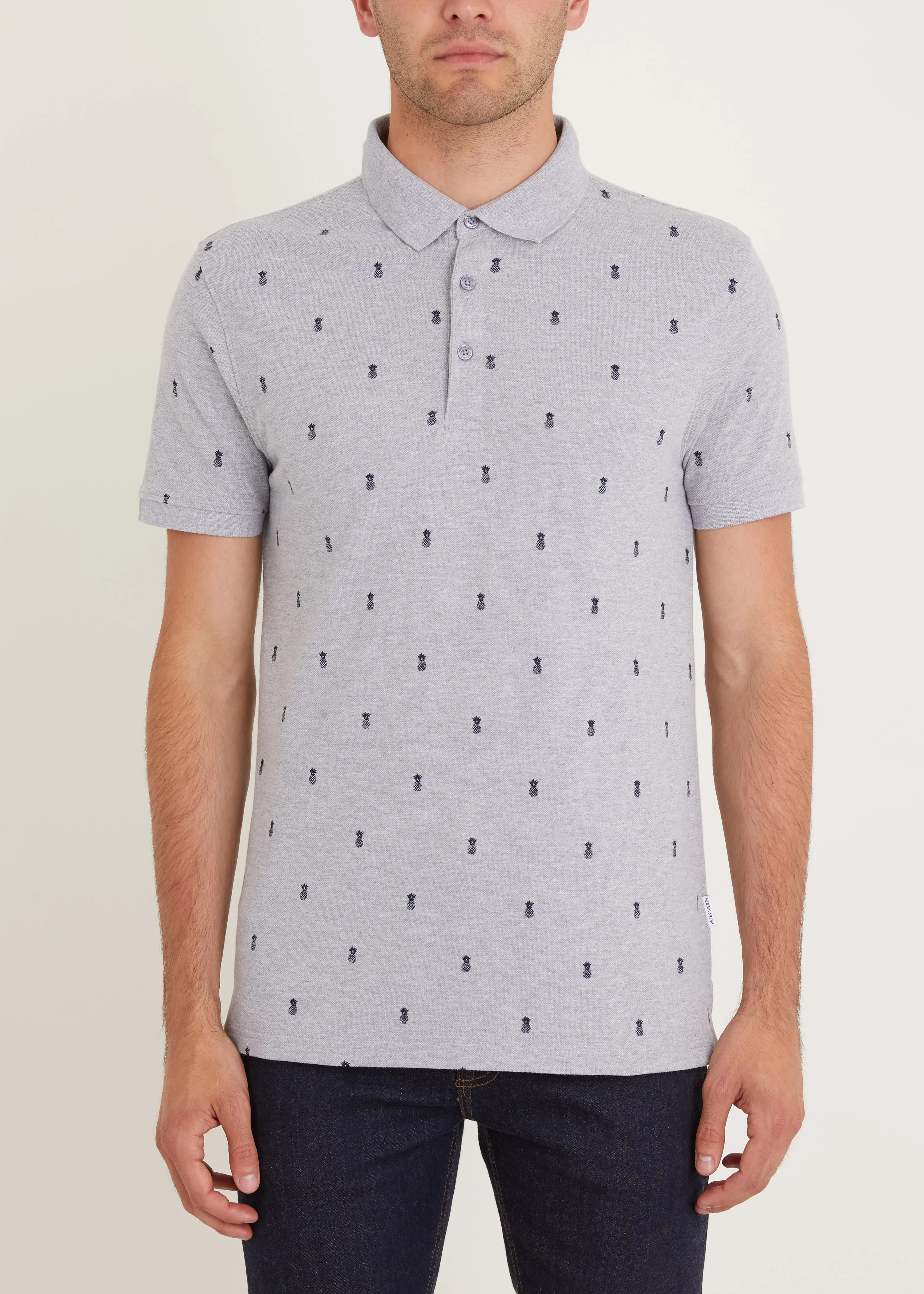 Davenant Polo Shirt - Grey Marl