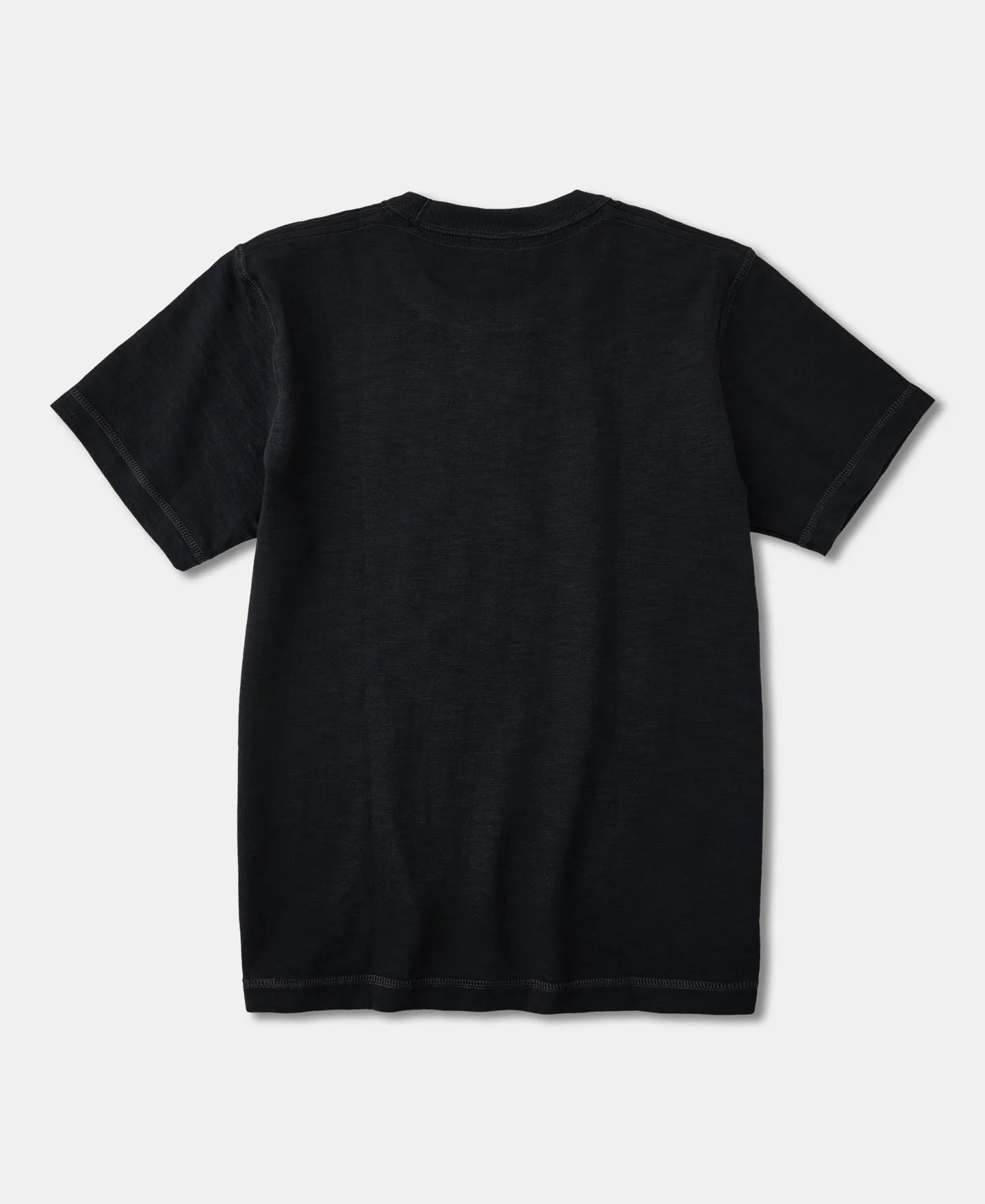 Heavyweight US Cotton Gusset Tubular T-Shirt - Black