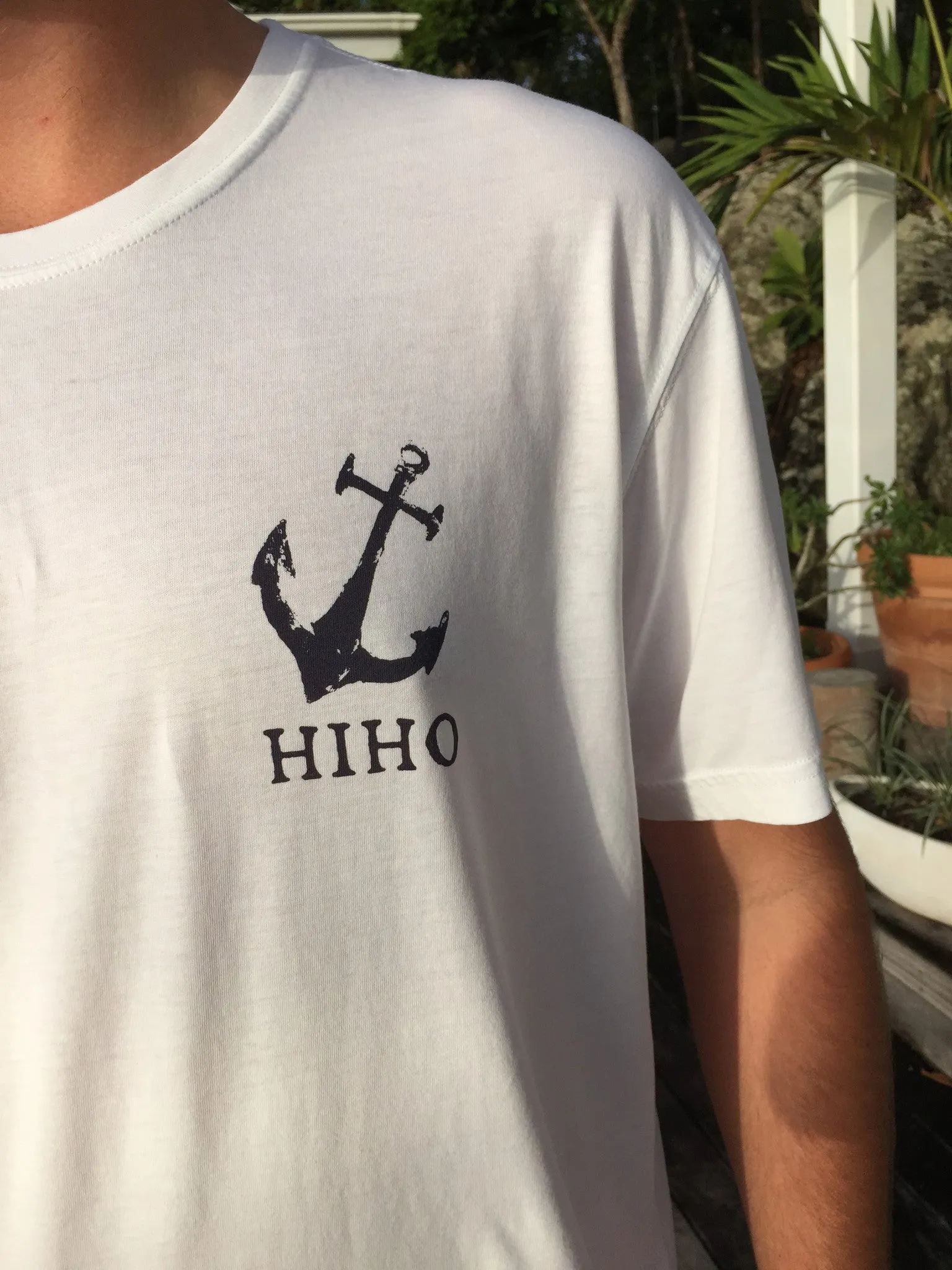 HIHO Anchor T-Shirt - white