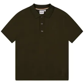 Hugo Boss Boys S/S Polo _Forest Green J25M26-665