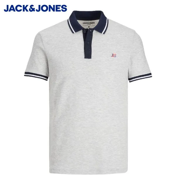 Jack & Jones Covibe Melange White Polo White