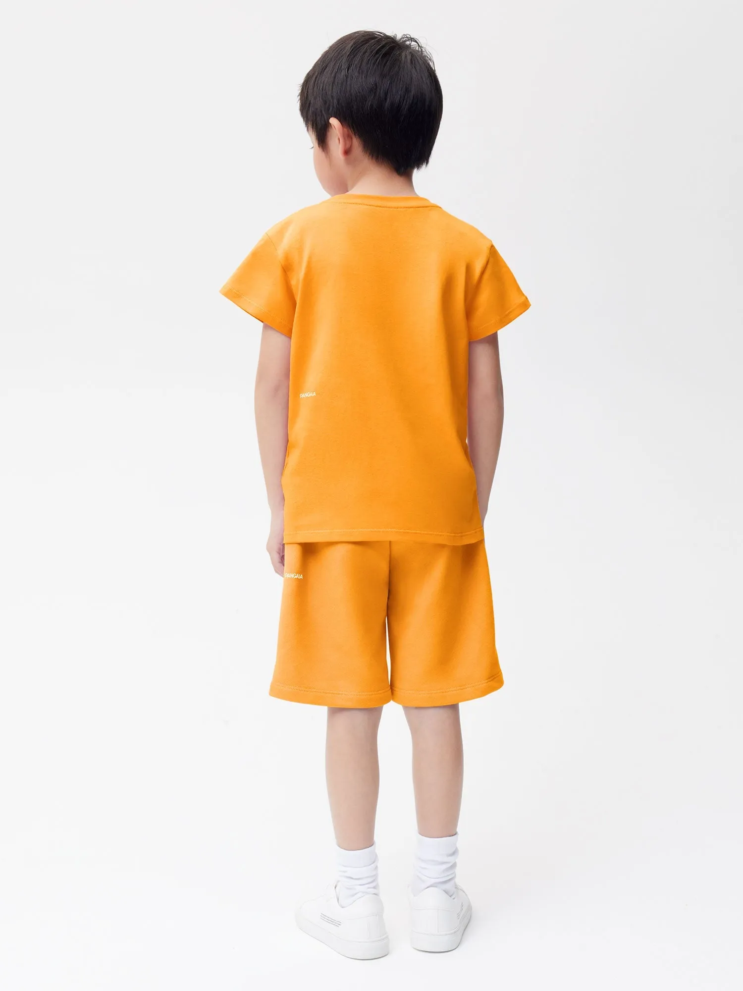 Kids' Fruitful 365 Organic Cotton T-shirt—tangerine orange