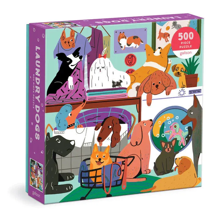 Laundry Dogs 500 Piece Jigsaw Puzzle