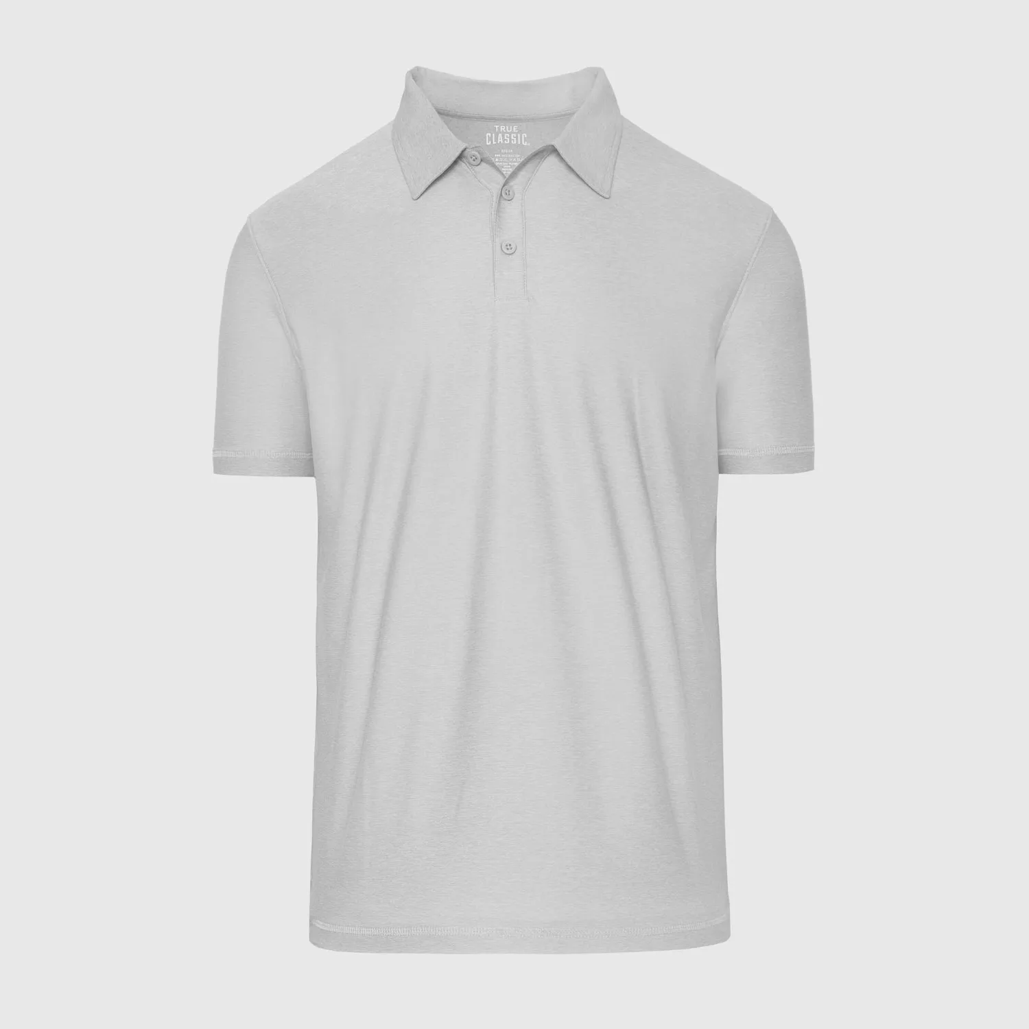 Light Heather Gray Active Polo