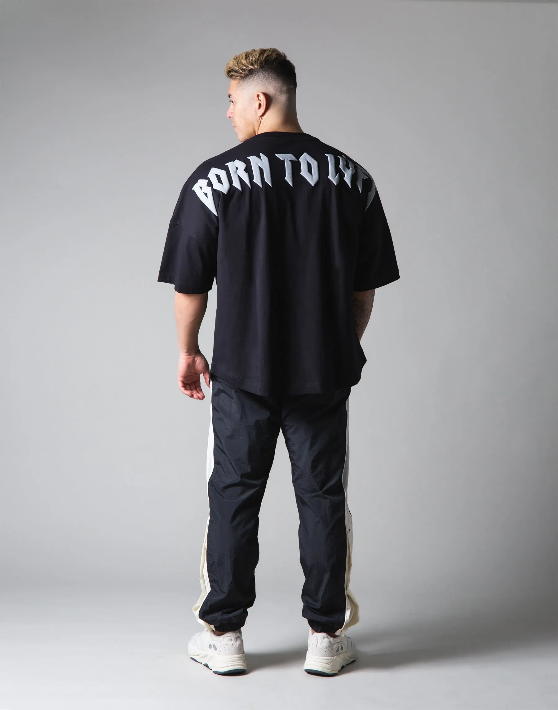 London Punk Big T-Shirt "Wide Shoulder" - Black