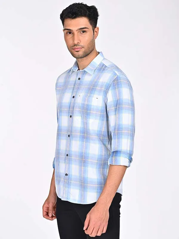 Men Checked Full Sleeve Cotton Shirt