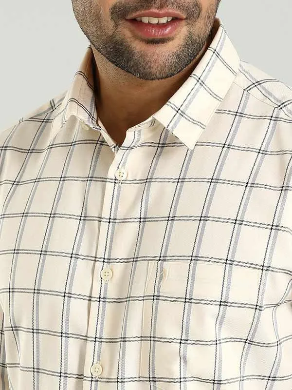 Men Checked Full Sleeve Cotton Shirt