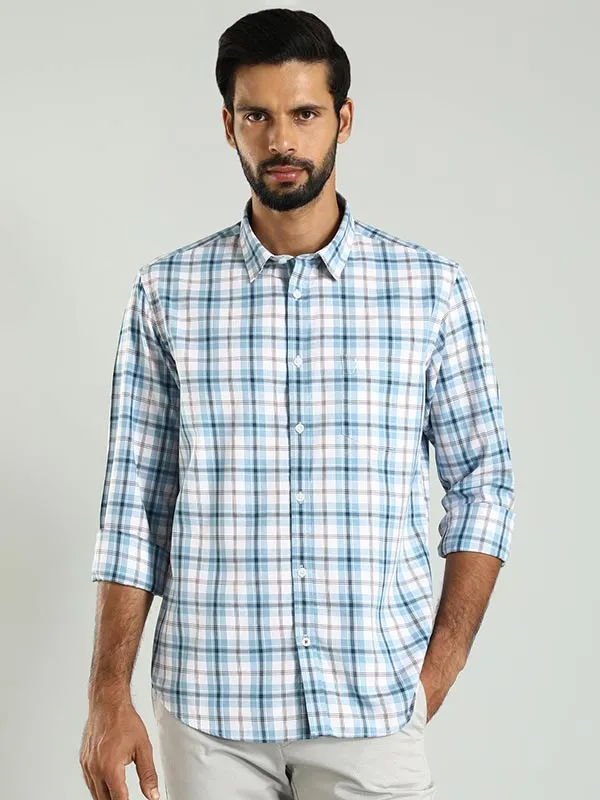 Men Checked Full Sleeve Cotton Shirt