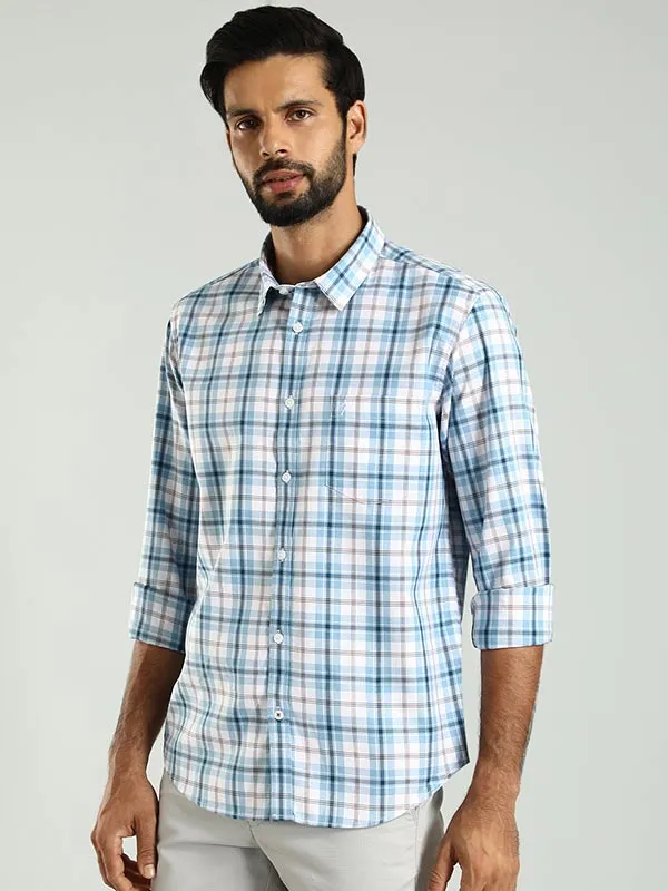 Men Checked Full Sleeve Cotton Shirt