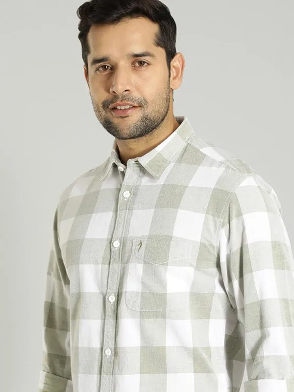 Men Checked Full Sleeve Cotton Shirt